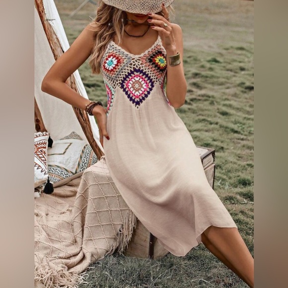 Crochet sundress/ coverup - Picture 5 of 7